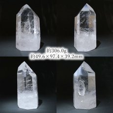 画像2: トマスゴンサガ水晶 ポイント 306g 原石 ブラジル産 六角柱 【 一点もの 】 クリスタル crystal リフレッシュ パワーチャージ 天然石 パワーストーン カラーストーン (2)