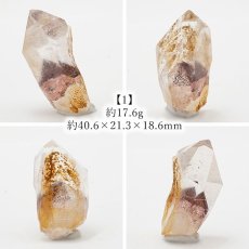 画像2: マニカラン水晶 レッドファントム 原石 インド産 六角柱 【 一点もの 】 水晶 マニカランクォーツ 天然石 パワーストーン 浄化 お守り カラーストーン (2)