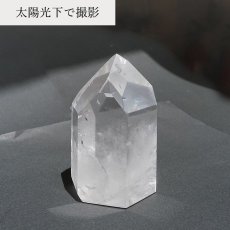 画像7: トマスゴンサガ水晶 レインボー入り ポイント 原石 ブラジル産 六角柱 【 一点もの 】 クリスタル crystal 浄化 空間 リフレッシュ パワーチャージ 天然石 パワーストーン カラーストーン (7)