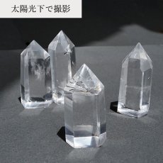 画像6: 水晶 ポイント 原石 ブラジル産 六角柱 【 一点もの 】 クリスタル crystal 浄化 空間 リフレッシュ パワーチャージ 天然石 パワーストーン カラーストーン (6)