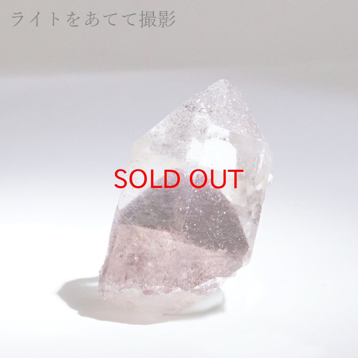 画像3: マニカラン水晶 レッドファントム 原石 インド産 六角柱 【 一点もの 】 水晶 マニカランクォーツ 天然石 パワーストーン 浄化 お守り カラーストーン (3)