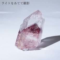 画像3: マニカラン水晶 レッドファントム 原石 インド産 六角柱 【 一点もの 】 水晶 マニカランクォーツ 天然石 パワーストーン 浄化 お守り カラーストーン (3)