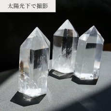 画像8: 水晶 ポイント 原石 ブラジル産 六角柱 【 一点もの 】 クリスタル crystal 浄化 空間 リフレッシュ パワーチャージ 天然石 パワーストーン カラーストーン (8)