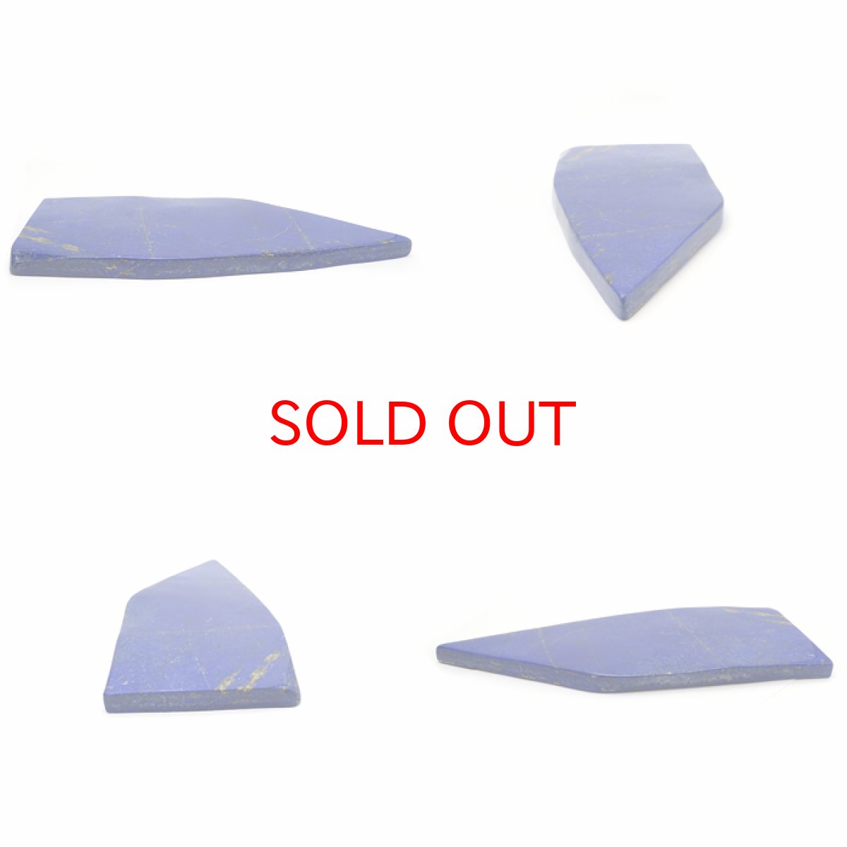 画像4: 【 一点もの 】 ラピスラズリ 原石 1.7kg アフガニスタン産 木製台座付き Lapis lazuli 9月 12月 誕生石 お守り 浄化 風水 置物 天然石 パワーストーン カラーストーン (4)