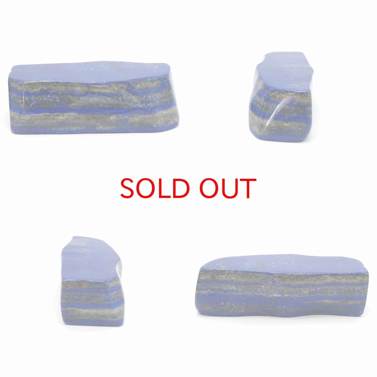 画像4: 【 一点もの 】 ラピスラズリ 原石 1.4kg アフガニスタン産 木製台座付き Lapis lazuli 9月 12月 誕生石 お守り 浄化 風水 置物 天然石 パワーストーン カラーストーン (4)