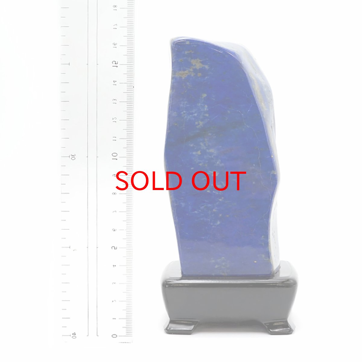 画像5: 【 一点もの 】 ラピスラズリ 原石 1.4kg アフガニスタン産 木製台座付き Lapis lazuli 9月 12月 誕生石 お守り 浄化 風水 置物 天然石 パワーストーン カラーストーン (5)