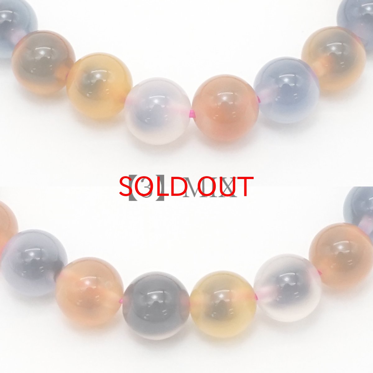 画像8: 【 1点もの 】タピオカアゲート 8mm ブレスレット ゴビ砂漠産 イエロー ブルー MIXカラー マルチカラー ゴビアゲート 天然石 パワーストーン カラーストーン (8)