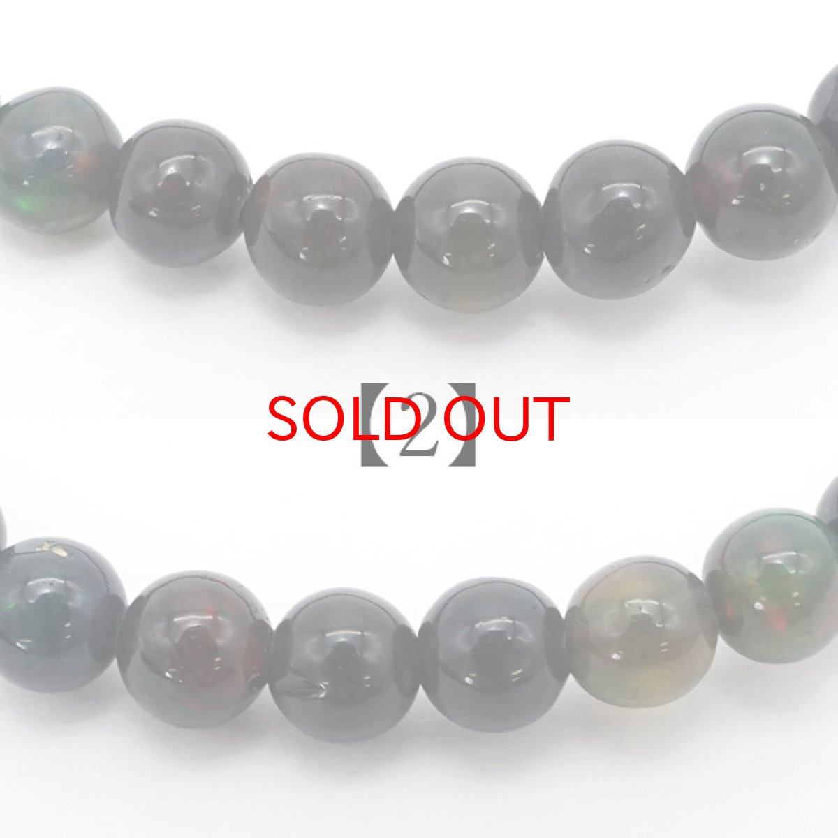 画像5: 【 一点もの 】 ブラックオパール ブレスレット 6mm エチオピア産 オパール Black opal ブレス 10月誕生石 天然石 パワーストーン カラーストーン (5)