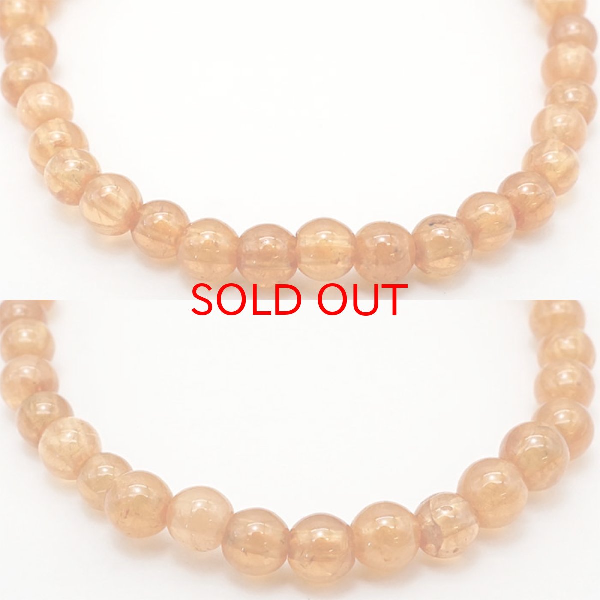 画像2: 【 1点もの 】マンダリンガーネット 5mmブレスレット ナイジェリア産 天然石 パワーストーン カラーストーン (2)