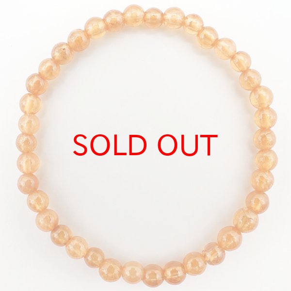 【ハンドメイド】スペサルティンガーネット 3mm ブレスレット 天然スペサルティンガーネット【マンダリンガーネット】ボタンカット