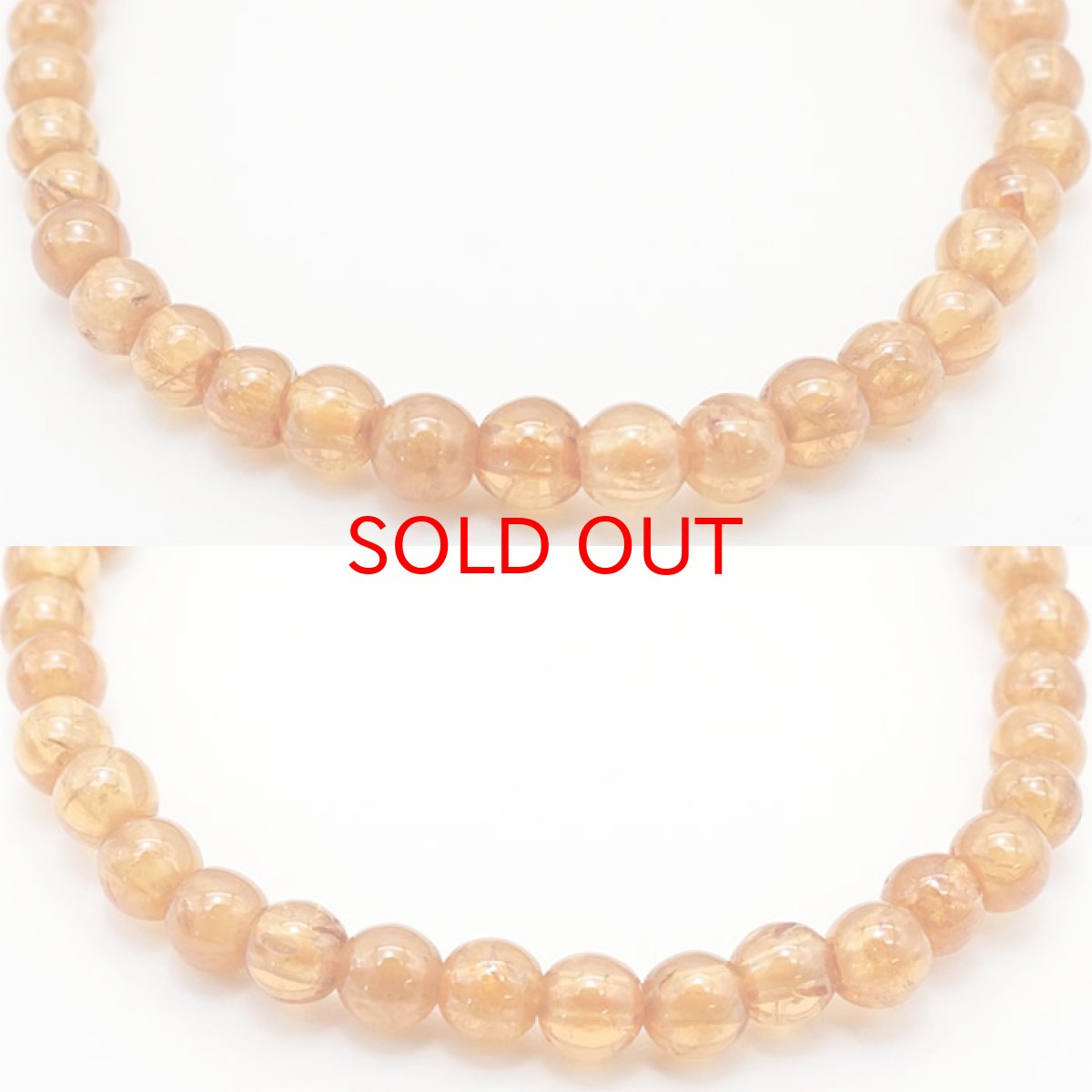 画像2: 【 1点もの 】マンダリンガーネット 5mmブレスレット ナイジェリア産 天然石 パワーストーン カラーストーン (2)