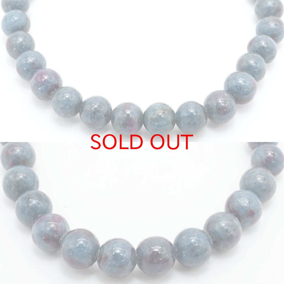 画像2: 【 1点もの 】ルビー サファイア イン カイヤナイト 6mmブレスレット インド産 天然石 パワーストーン カラーストーン (2)