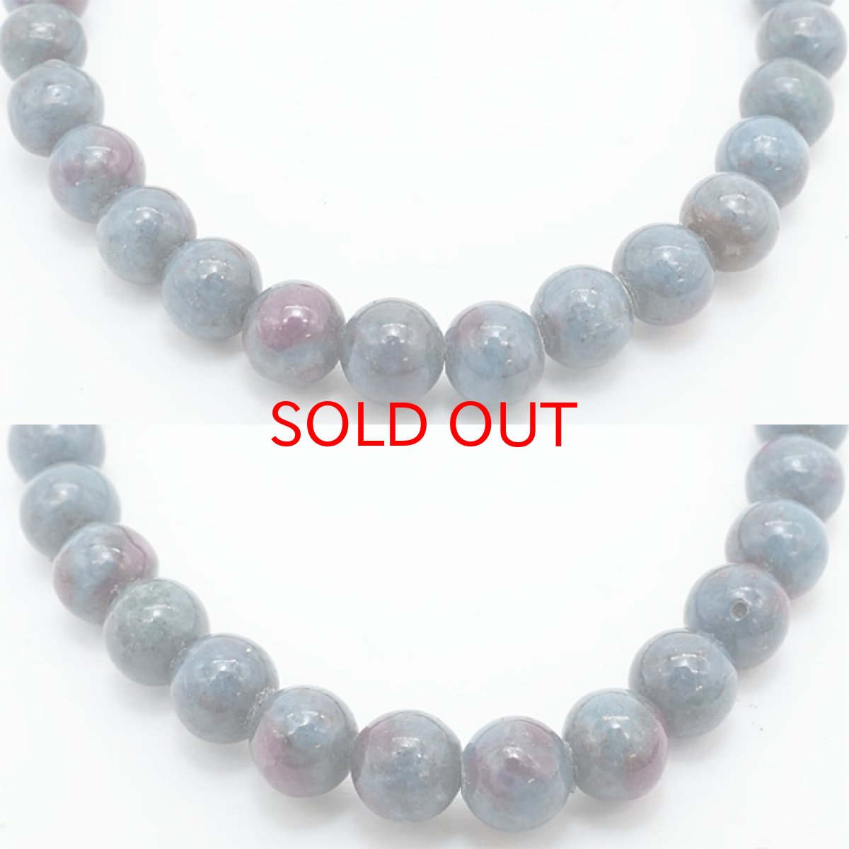 画像2: 【 1点もの 】ルビー サファイア イン カイヤナイト 7mmブレスレット インド産 天然石 パワーストーン カラーストーン (2)