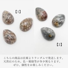 画像4: 津軽錦石 ルース 雫型 18mm 日本銘石 青森県産 Tsugaru Nishiki Stone 天然石 パワーストーン カラーストーン (4)