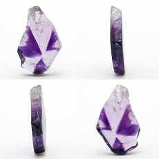 画像2: 【 一点物 】 トラピッチェアメジスト ルース 8.3ct インド産 変形 Trapiche amethyst 二月誕生石 紫 パープル 天然石 パワーストーン カラーストーン (2)