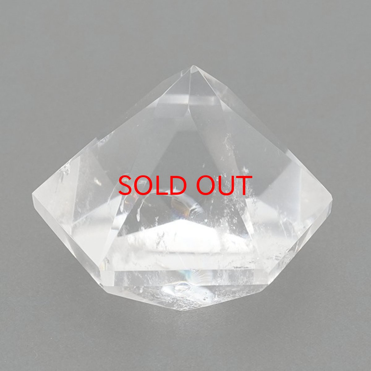 画像3: 【一点もの】 ハンドカット レインボー入り 天然水晶 アステロイド形 約73.4g ブラジル産 天然石 パワーストーン カラーストーン (3)