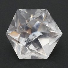 画像2: 【一点もの】 ハンドカット レインボー入り 天然水晶 アステロイド形 約73.4g ブラジル産 天然石 パワーストーン カラーストーン (2)