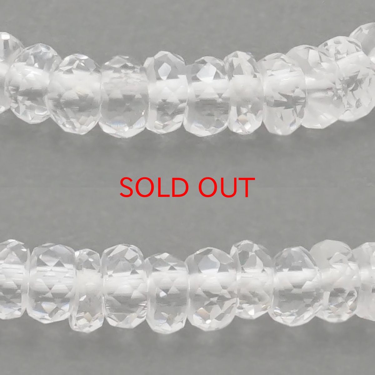 画像2: 【 一点もの 】 ペタライト ボタンカット 5mm ブレスレット ブラジル産 葉長石 Petalite ブレス 鉱物 浄化 お守り 天然石 パワーストーン カラーストーン (2)