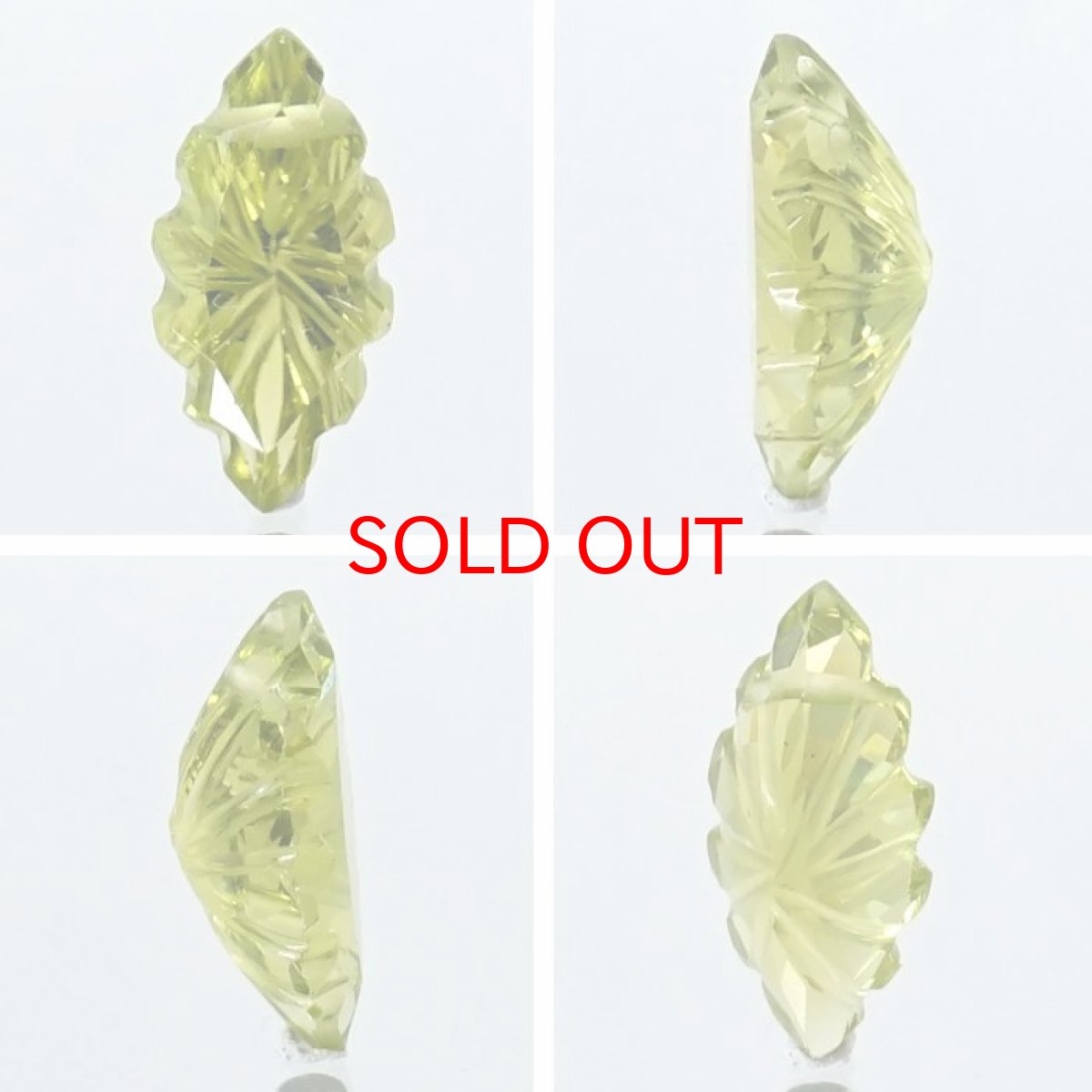 画像2: 【SALE 20%OFF】 ペリドット ルース リーフ型 1.8ct パキスタン産 【 一点物 】 Peridot 裸石 橄欖石 8月誕生石 お守り 浄化 天然石 パワーストーン カラーストーン (2)