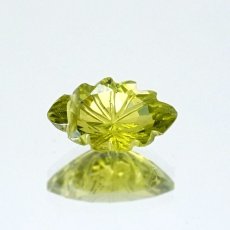 画像3: ペリドット ルース リーフ型 3.4ct パキスタン産 【 一点物 】 Peridot 裸石 橄欖石 8月誕生石 お守り 浄化 天然石 パワーストーン カラーストーン (3)