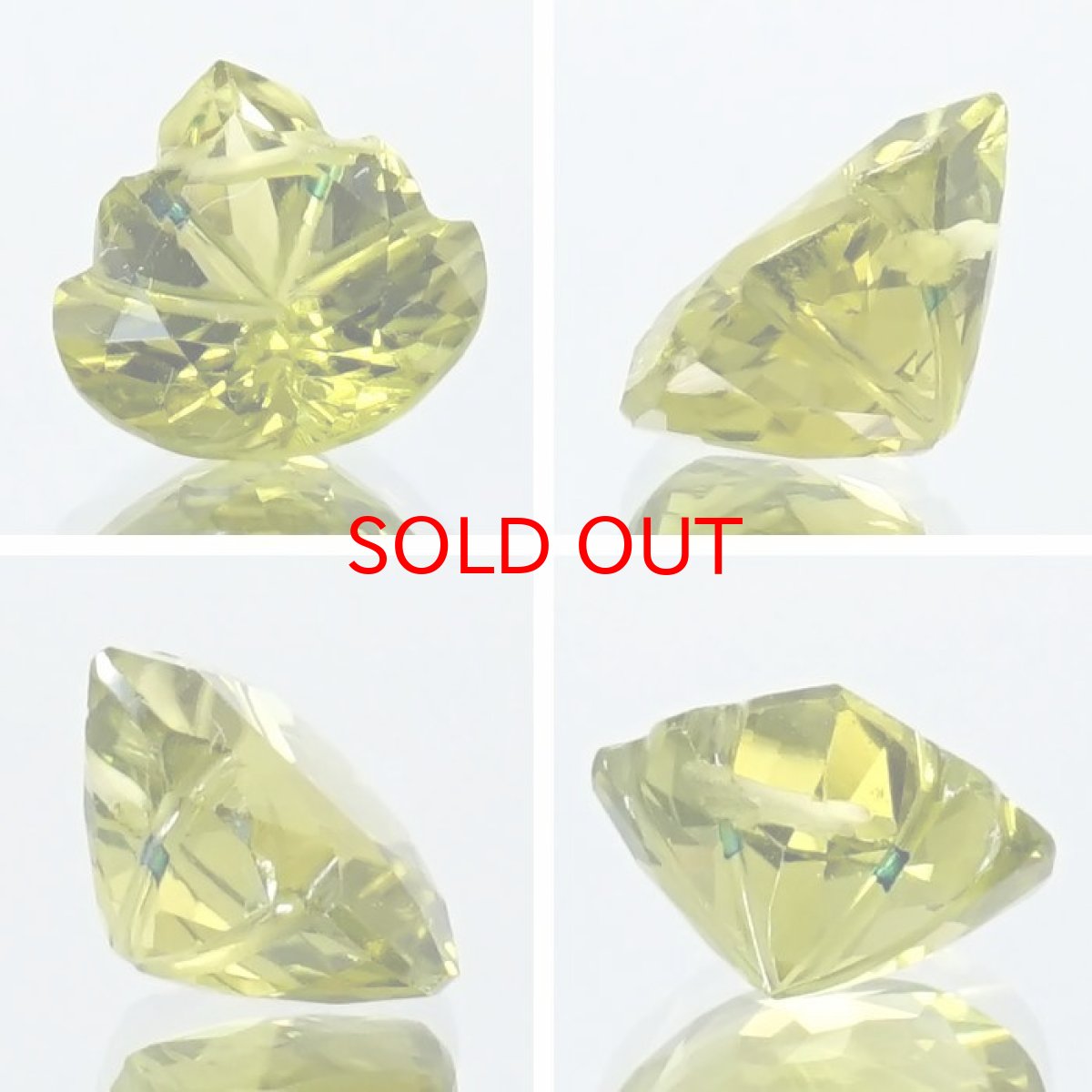 画像2: ペリドット ルース リーフ型 3.1ct パキスタン産 【 一点物 】 Peridot 裸石 橄欖石 8月誕生石 お守り 浄化 天然石 パワーストーン カラーストーン (2)