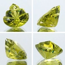 画像2: ペリドット ルース リーフ型 3.1ct パキスタン産 【 一点物 】 Peridot 裸石 橄欖石 8月誕生石 お守り 浄化 天然石 パワーストーン カラーストーン (2)