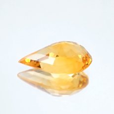 画像3: シトリン ルース 5.35ct ブラジル産 【 一点物 】 Citrine 裸石 黄水晶 ドロップカット 11月誕生石 透明 お守り 浄化 天然石 パワーストーン カラーストーン (3)