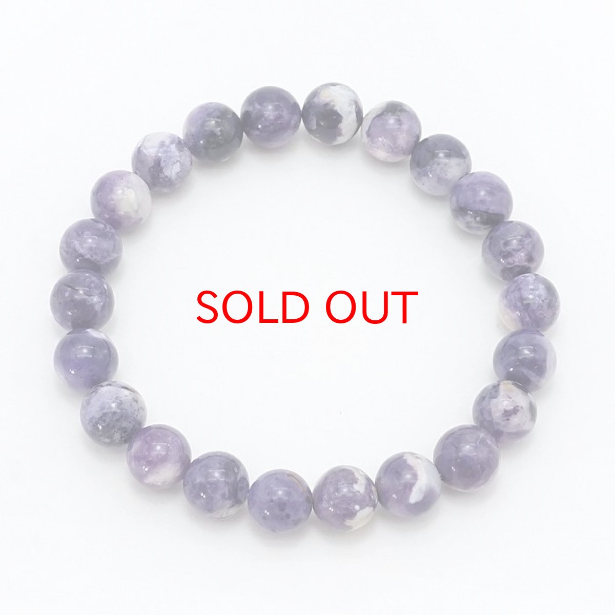 画像3: 【20%OFFセール】 【一点もの】 ティファニーストーン ブレスレット 8mm アメリカ産 Tiffany Stone 天然石 パワーストーン カラーストーン (3)