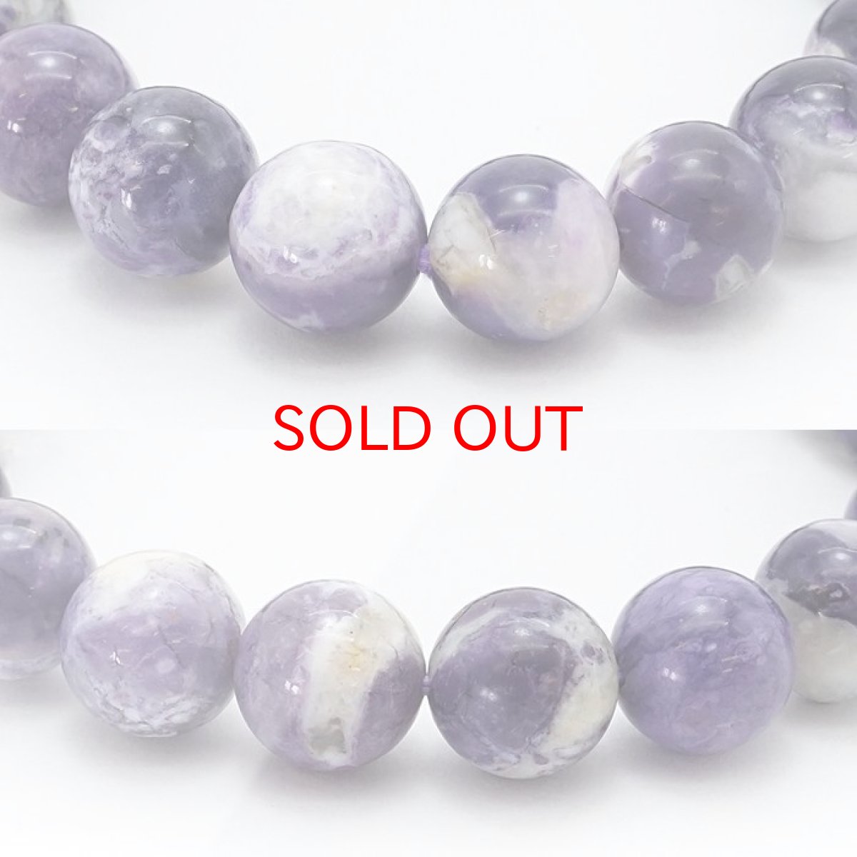 画像2: 【一点もの】 ティファニーストーン ブレスレット 10mm アメリカ産 Tiffany Stone 天然石 パワーストーン カラーストーン (2)