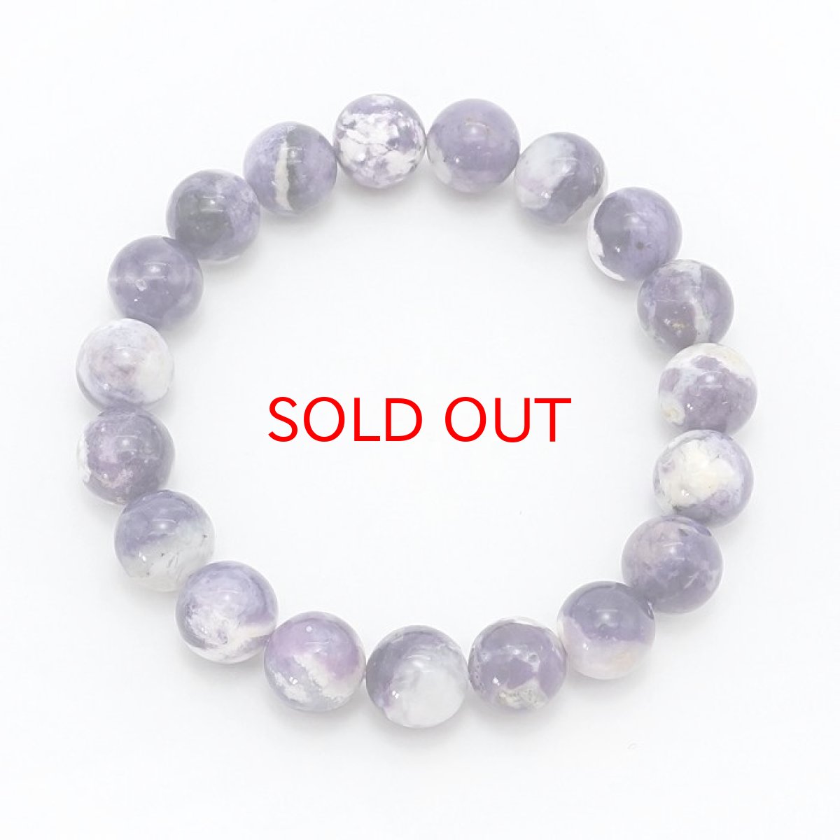 画像3: 【一点もの】 ティファニーストーン ブレスレット 10mm アメリカ産 Tiffany Stone 天然石 パワーストーン カラーストーン (3)