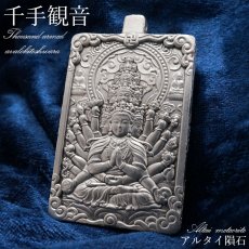 画像1: 【一点物】 アルタイ隕石 新疆隕石 千手観音 彫り物 プレート Altai (Xinjiang) meteorite Thousand armed avalokiteshwara Plate (1)