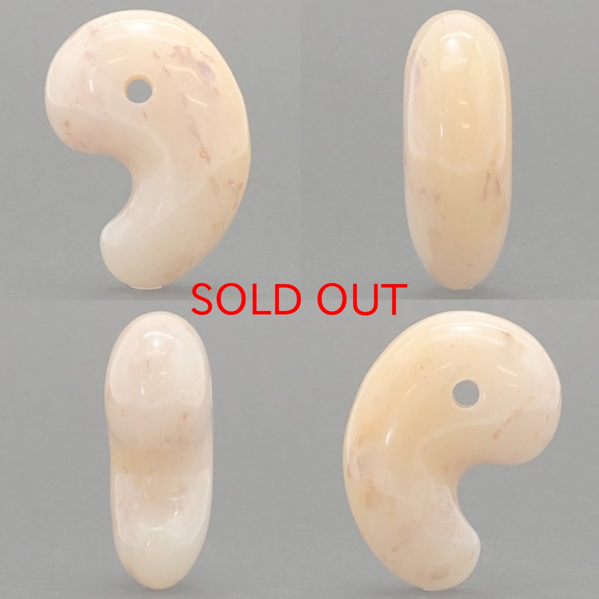 画像2: 静岡水晶 勾玉 Sランク 約30mm 静岡県産 日本銘石 パワーストーン 天然石 カラーストーン (2)