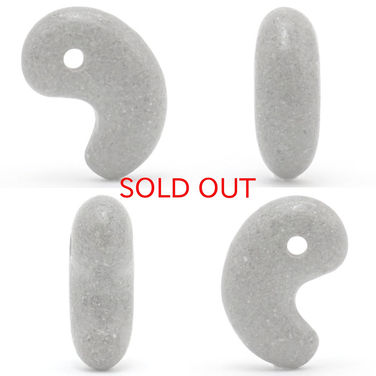 画像2: 和泉青石 勾玉 約25mm 大阪府産 日本銘石 パワーストーン 天然石 カラーストーン (2)