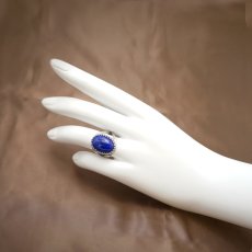 画像4: 【一点もの】 ラピスラズリ リング アフガニスタン産 Lapis lazuli シルバー 瑠璃 浄化 指輪 お守り 天然石 パワーストーン カラーストーン (4)