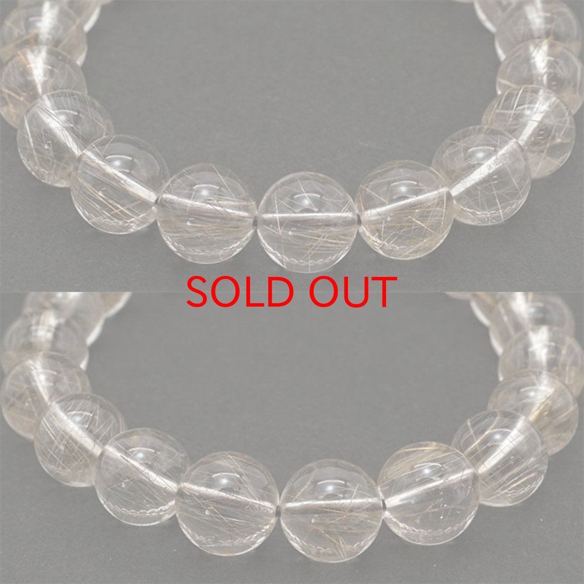 画像2: 【 1点もの 】シルバールチル 銀針水晶 10mmブレスレット ブラジル産 天然石 パワーストーン カラーストーン (2)