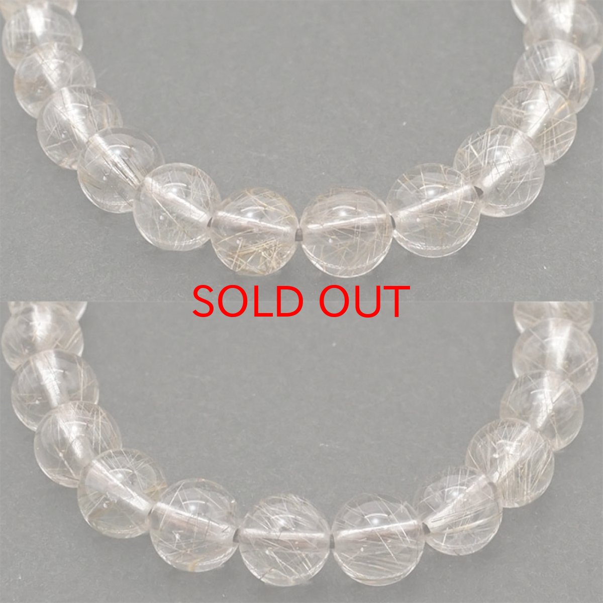 画像2: 【 1点もの 】シルバールチル 銀針水晶 7mmブレスレット ブラジル産 天然石 パワーストーン カラーストーン (2)