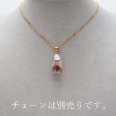 画像6: 【 一点物 】マニカランレッドファントム ペンダントトップ インド産 マニカラン水晶 マニカランクォーツ ファントム ゴールド シルバー ステンレス 天然石 パワーストーン 浄化 お守り カラーストーン (6)