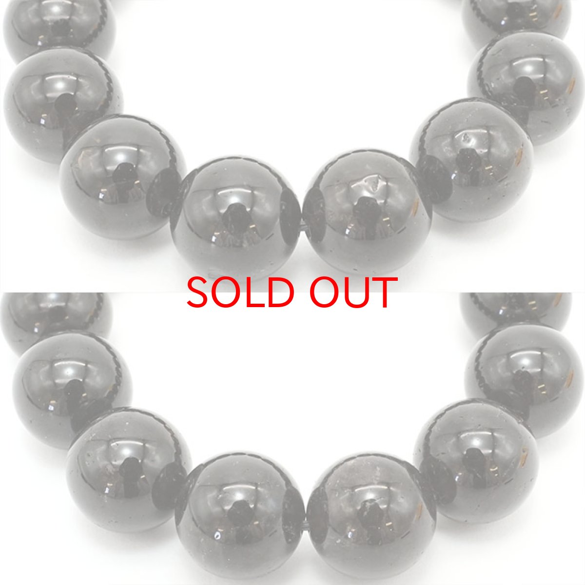 画像3: 【1点もの】山梨黒平黒水晶 15mmブレスレット 山梨県黒平産 【日本銘石】 黒平水晶 14珠 天然石 パワーストーン カラーストーン (3)