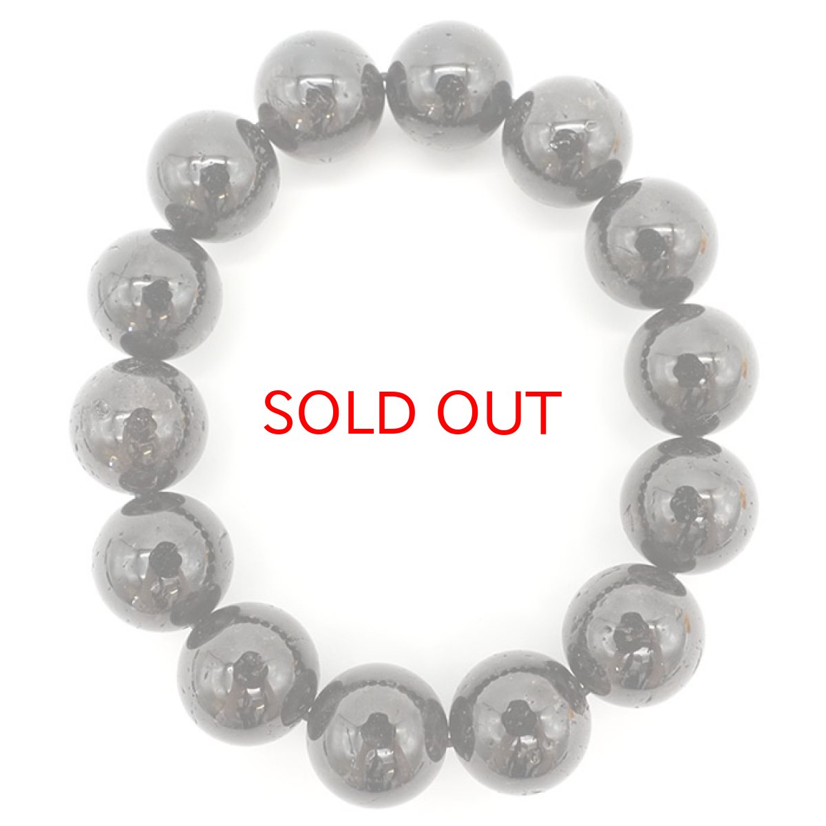 画像5: 【1点もの】山梨黒平黒水晶 15mmブレスレット 山梨県黒平産 【日本銘石】 黒平水晶 14珠 天然石 パワーストーン カラーストーン (5)