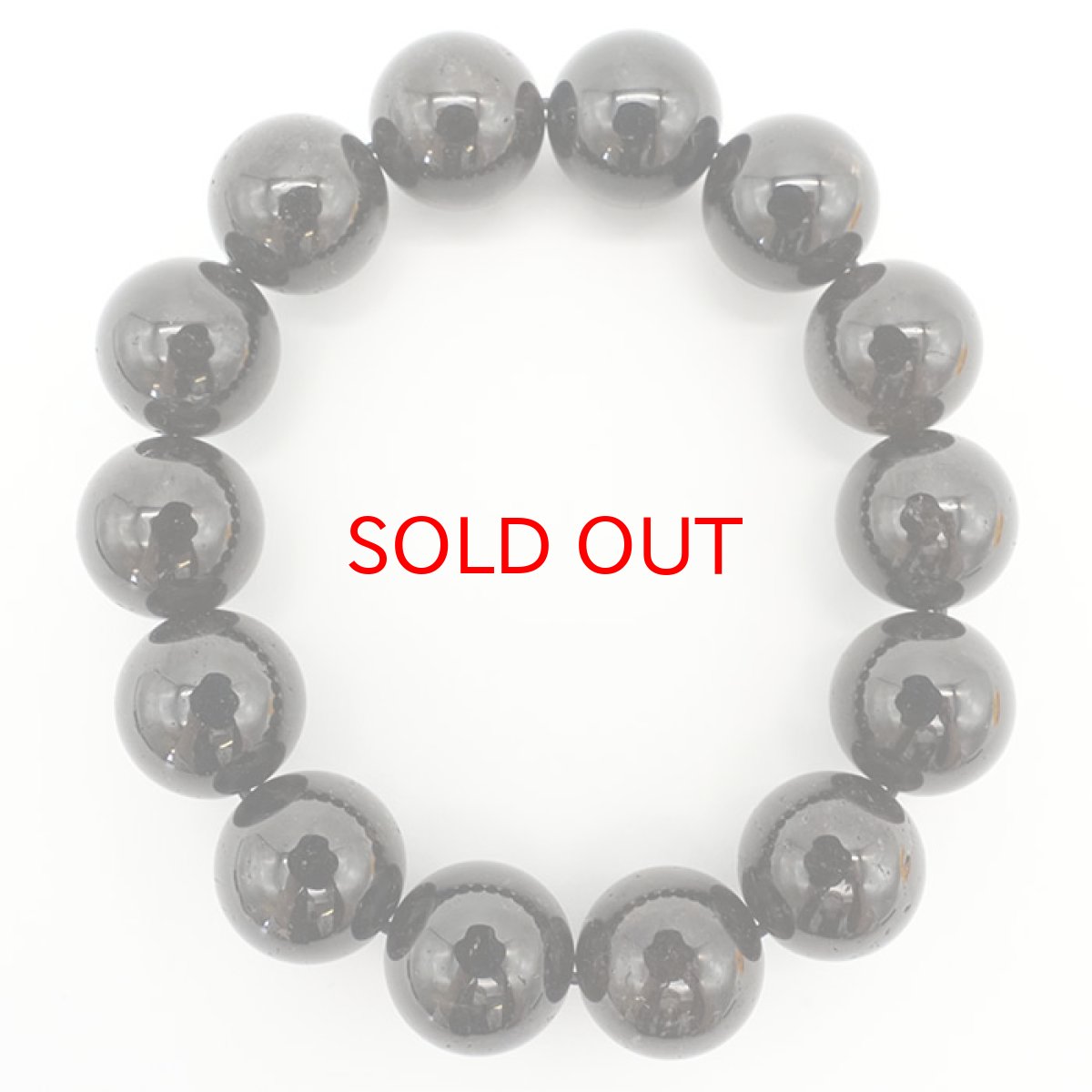 画像5: 【1点もの】山梨黒平黒水晶 15mmブレスレット 山梨県黒平産 【日本銘石】 黒平水晶 14珠 天然石 パワーストーン カラーストーン (5)