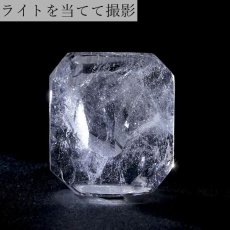 画像4: 【一点もの】 ヒマラヤクォーツインクォーツ ルース ヒマラヤ産 スクエア マニフェストクォーツ 水晶イン水晶 貫入水晶 quartz in quartz 天然石 パワーストーン カラーストーン (4)