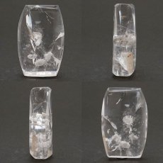 画像2: 【一点もの】 ヒマラヤクォーツインクォーツ ルース ヒマラヤ産 スクエア マニフェストクォーツ 水晶イン水晶 貫入水晶 quartz in quartz 天然石 パワーストーン カラーストーン (2)