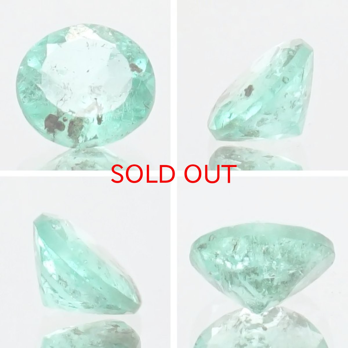 画像2: 【 一点もの 】 パイライトインエメラルド ルース コロンビア ムソ鉱山産 緑柱石 5月誕生石 裸石 天然石 パワーストーン カラーストーン (2)