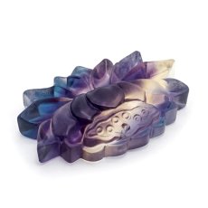 画像3: 【 一点もの 】 フローライト 蓮華 九尾 彫物 中国産 彫刻 Fluorite 蛍石 穴あき ペンダントトップ 天然石 パワーストーン カラーストーン (3)