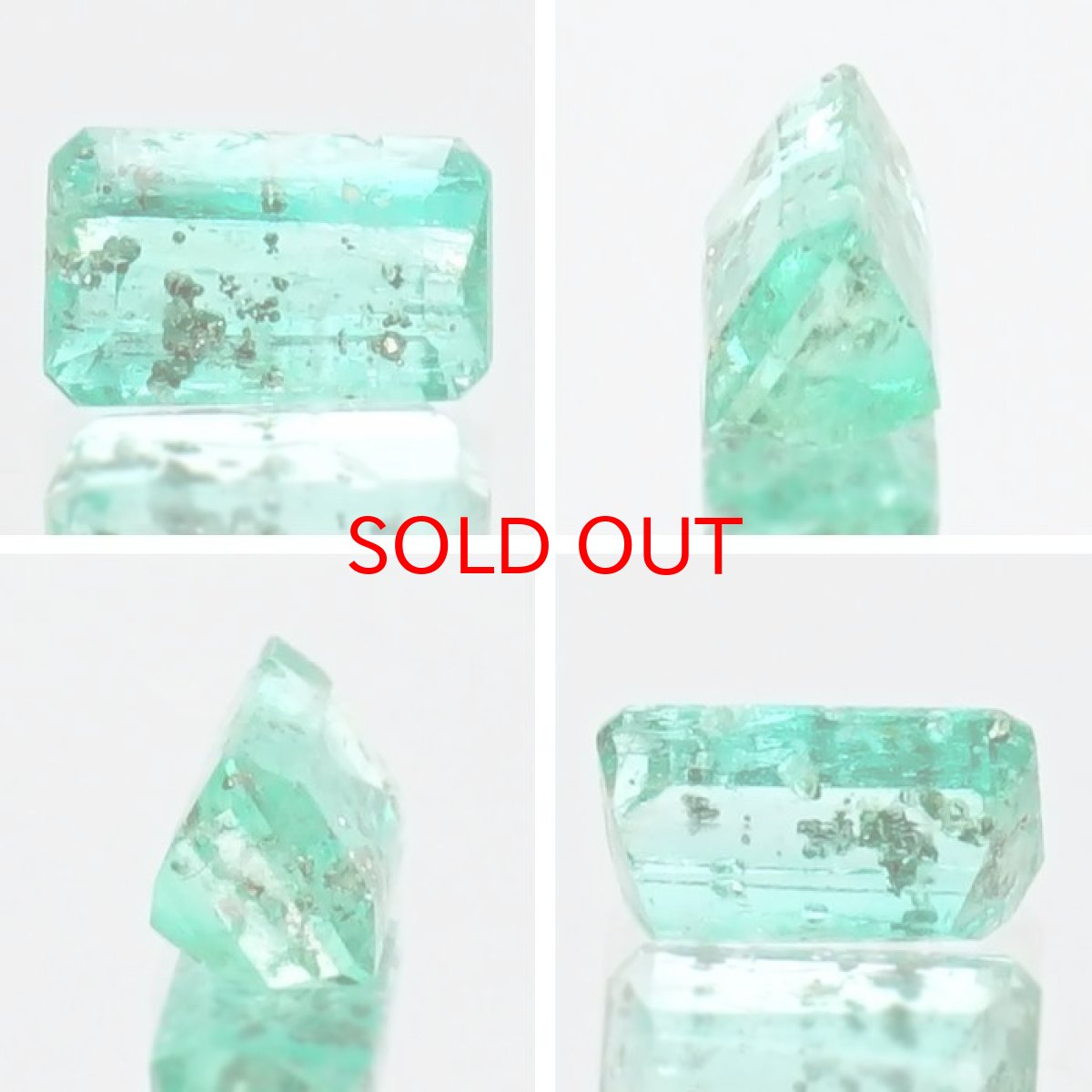 画像2: 【 一点もの 】 パイライトインエメラルド ルース コロンビア ムソ鉱山産 緑柱石 5月誕生石 裸石 天然石 パワーストーン カラーストーン (2)