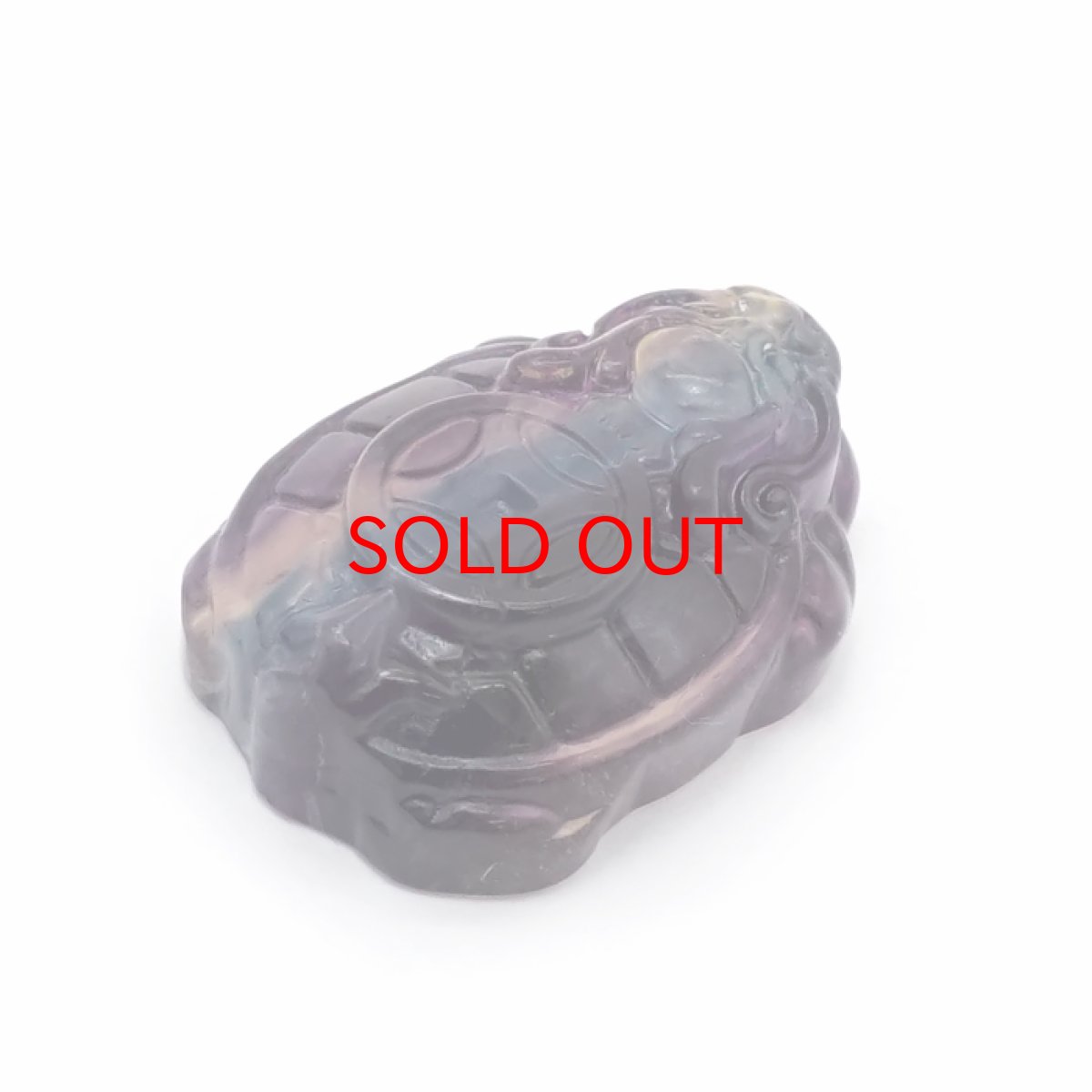 画像5: 【 一点もの 】 フローライト ロングイ×小銭 彫物 中国産 彫刻 Fluorite 蛍石 穴あき ペンダントトップ 天然石 パワーストーン カラーストーン (5)