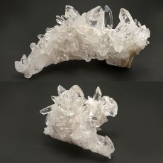 画像2: 【 一点もの 】 ゼッカデソーザ水晶 原石 クラスター 1.94kg ブラジル・ゼッカデソーザ産 Zecadesouza Quartz 稀少石 浄化 天然石 パワーストーン カラーストーン (2)