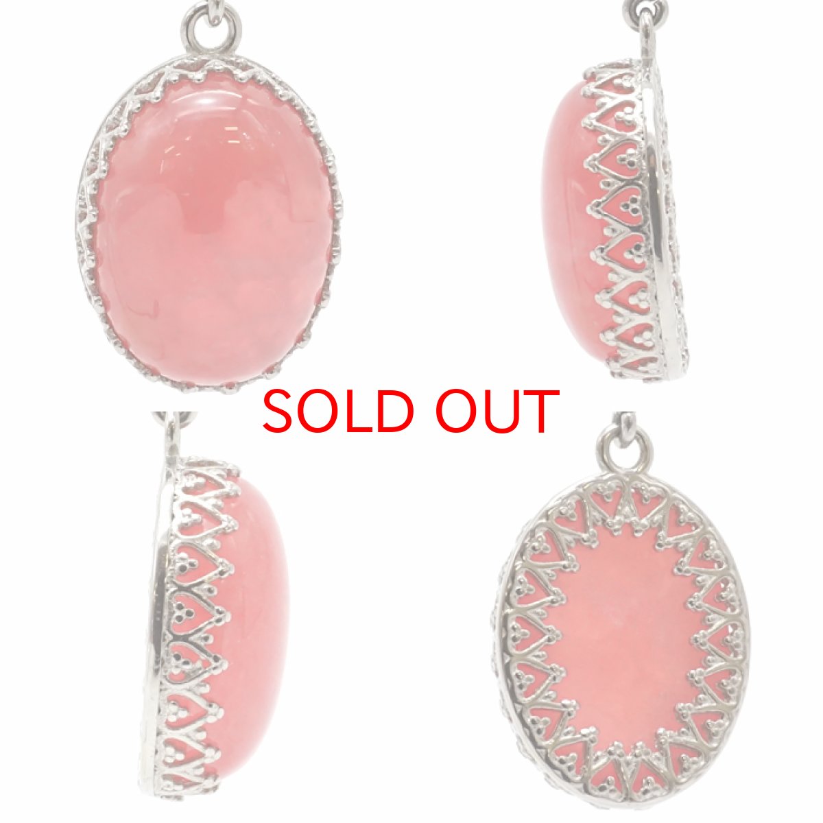 画像2: 【 一点物 】 インカローズ ペンダントトップ アルゼンチン産 オーバル型 ロードクロサイト 日本製 自社製 ネックレス ペンダント 浄化 お守り 天然石 パワーストーン カラーストーン (2)