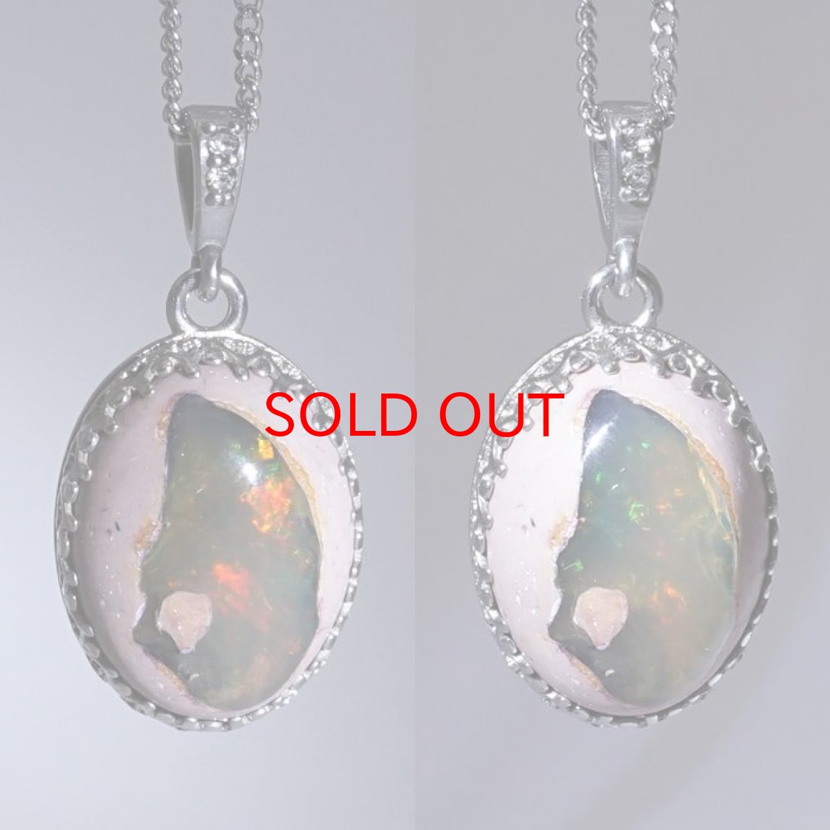 画像4: 【 一点物 】 カンテラオパール ペンダントトップ メキシコ産 オーバル型 蛋白石 オパール 日本製 自社製 ネックレス ペンダント 浄化 お守り 天然石 パワーストーン カラーストーン (4)