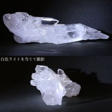 画像4: 【 一点もの 】 ゼッカデソーザ水晶 原石 クラスター 372g ブラジル・ゼッカデソーザ産 Zecadesouza Quartz 稀少石 浄化 天然石 パワーストーン カラーストーン (4)